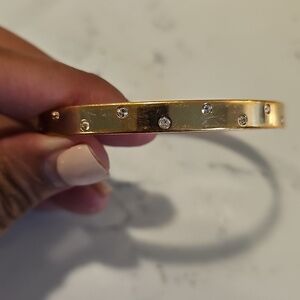 Swarovski Gold-Tone Crystal Bracelet